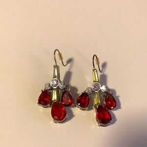 Monet pink earrings